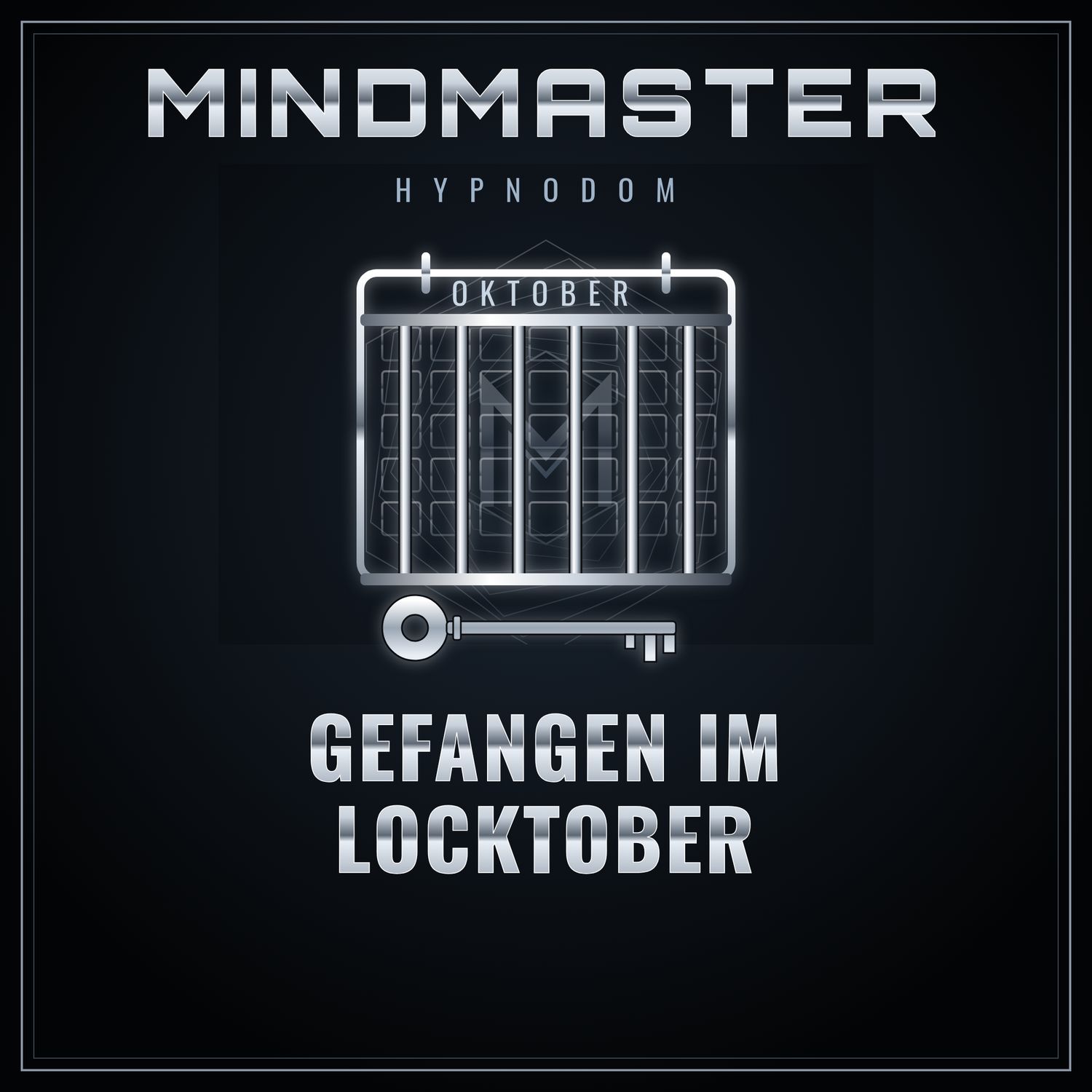 MindMaster Hypnose-Datei Gefangen im Locktober – Cover in kaltem Silber