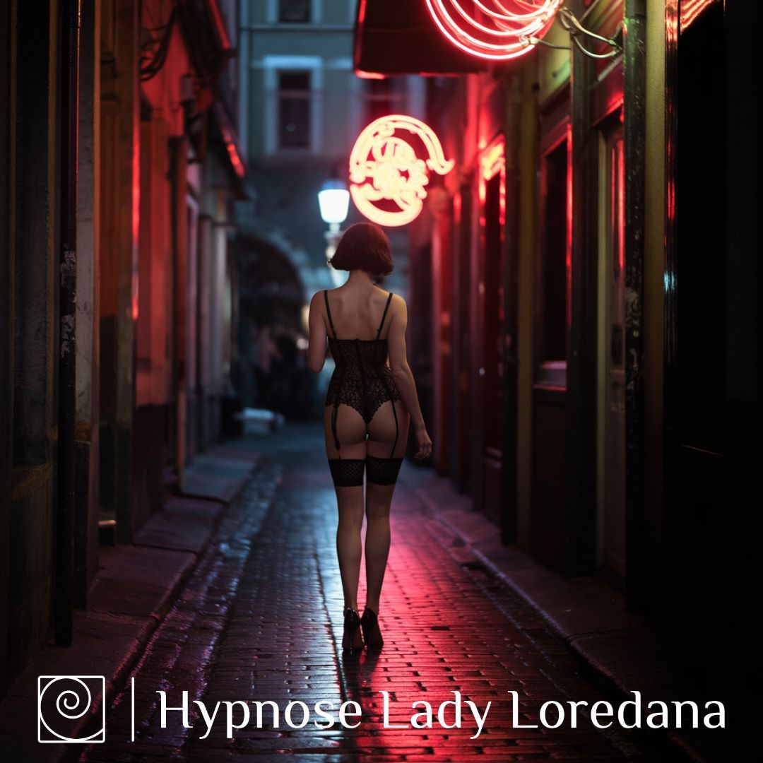 Nuttenviertel | Die Spritze der Geilheit Lady Loredana führt dich durch das Nuttenviertel der Lust – Hypnose über Gehorsam, Spritze und Kontrolle.