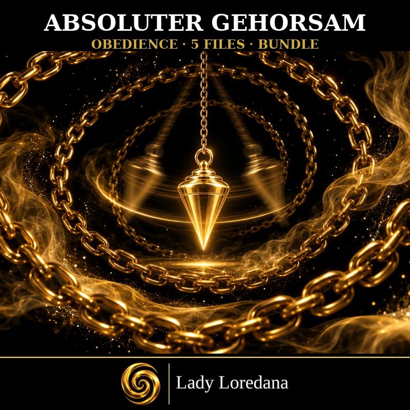 Absoluter Gehorsam Bundle – Mind-Control-Hypnose: Das Pendel schwingt, du gehorchst | Lady Loredana