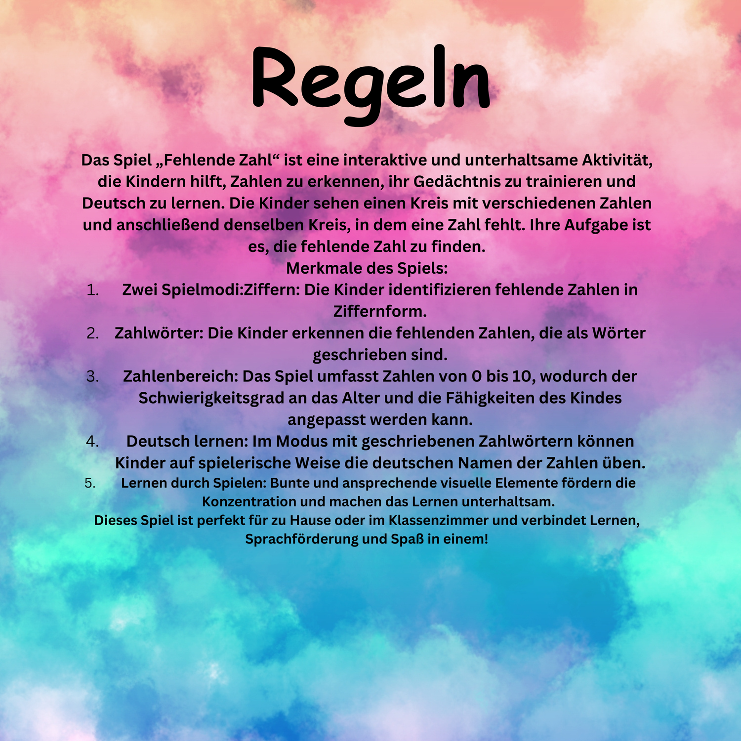 Fehlende Zahl