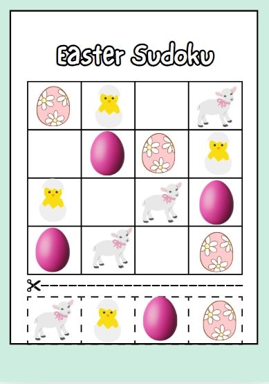 Wielkanoc- Zestaw 7 gier dla dzieci- Easter 7 games bundle