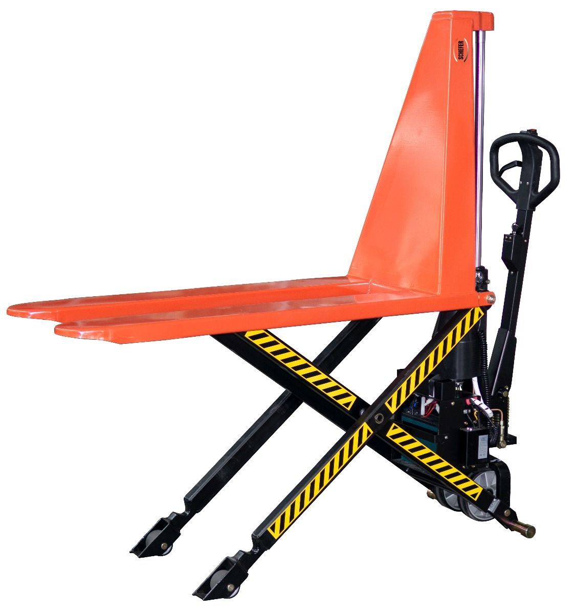 Elektrischer Scherenhubwagen Schefer Premium 10E, Tragkraft: 1.000 kg, Gabellänge: 1.170 mm