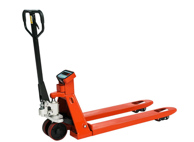 Schefer Gabelhubwagen Premium mit Waage, Tragkraft: 2500 kg, Gabellänge 1150 mm