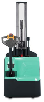 Elektro Hochhubwagen Mitsubishi SBP12QLMI, Tragkraft: 1.200 kg, Hubhöhe: 1.950 mm