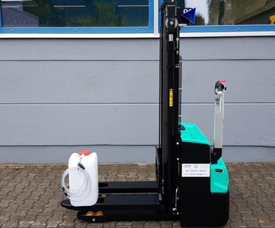 Elektro Hochhubwagen Mitsubishi SBP12N2, Bj: 2022, Tragkraft: 1.200 kg, Hubhöhe: 4.100 mm