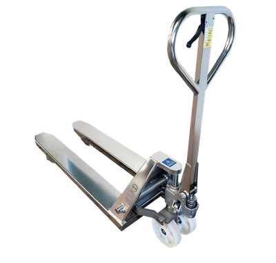 Premium Edelstahl Handhubwagen, Tragkraft 2500kg, Gabellänge 1150mm