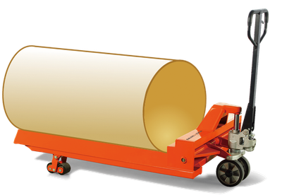 Premium Rollenhubwagen, Tragkraft 2500kg, Rollendurchmesser 400-600 mm