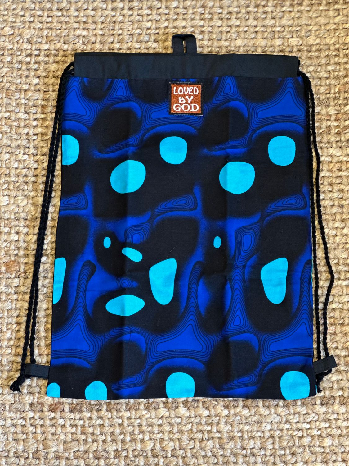 snørebag med Heavens mønster fra Afrika