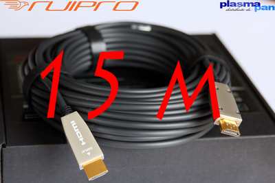 Cavo RUIPRO HDMI 2.0b Fibra Ottica 4K - SKY Q HLG cert. - 15m - Paga a 30gg