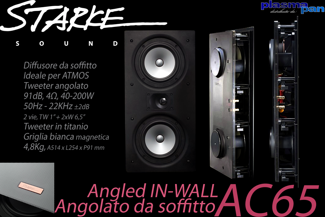 STARKE SOUND AC65 Diffusori Acustici da Soffitto ( casse ) [coppia] ATMOS Reference