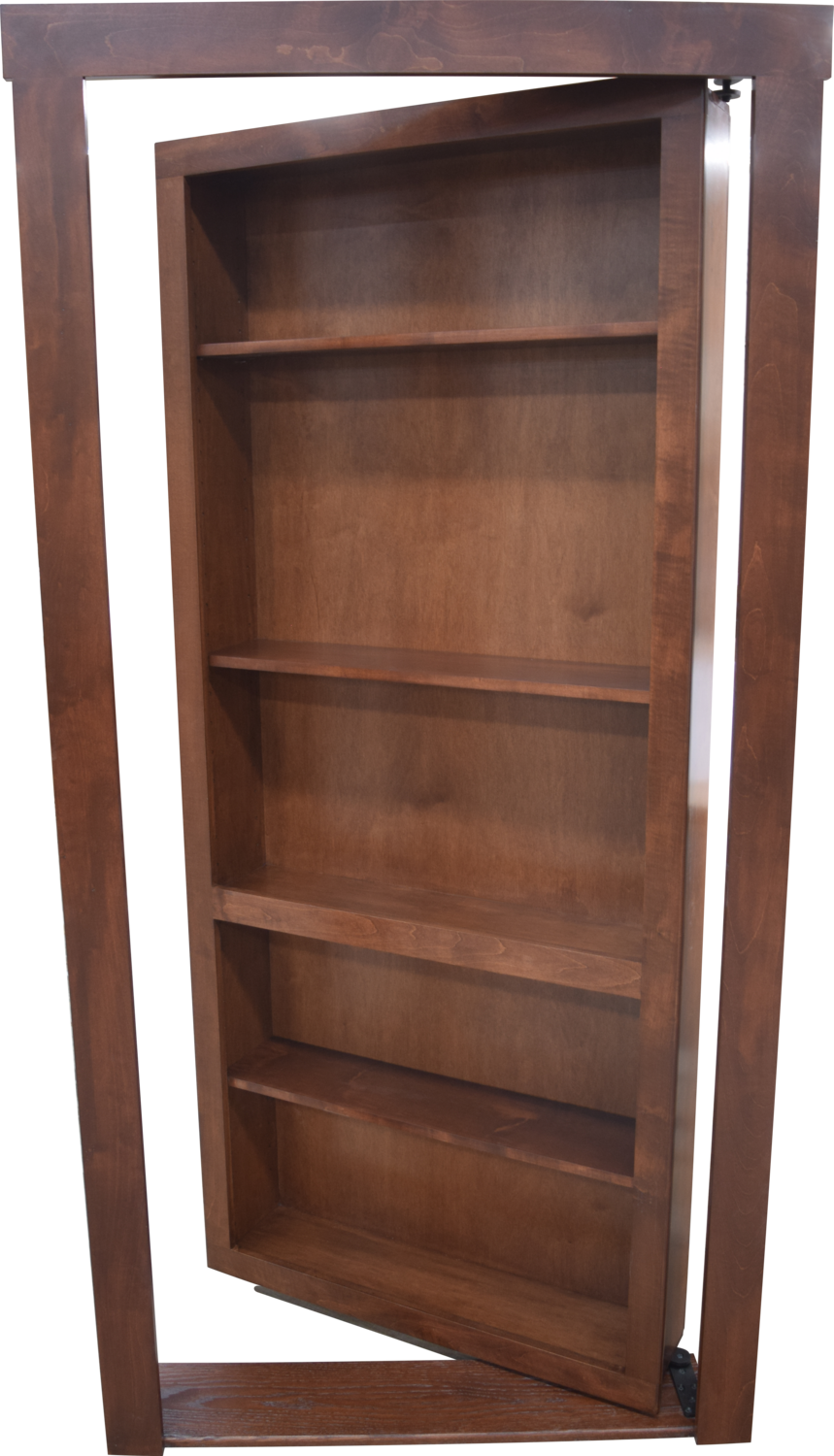 Hidden Bookcase Door 28" Maple Stained
