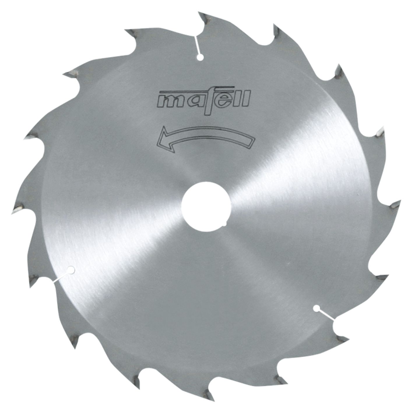 MAFELL Sägeblatt-HM, 185 x 1,4/2,4 x 20 mm, Z 16, WZ, für Längsschnitte in Holz
