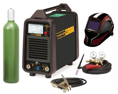ELMAG Profi WIG-AC-DC-Schweißinverter 'PFC' WIN TIG 'AC-DC' 180 M - Plug &amp; Play-SET