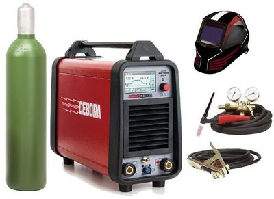 ELMAG Profi WIG-DC-Schweißinverter 'PFC' CEBORA WIN TIG 'DC' 220 M Plug &amp; Play-SET