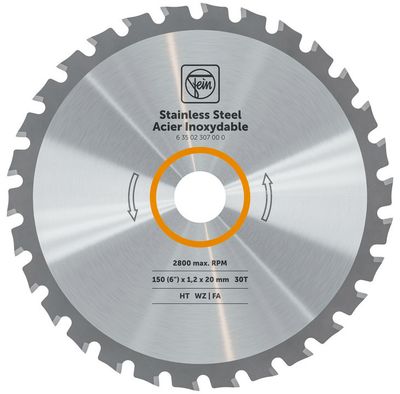 FEIN Handkreissägeblatt für Edelstahl 150 mm