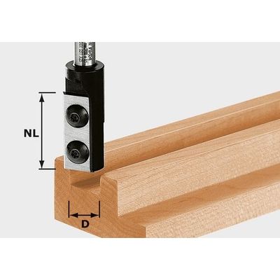 FESTOOL Nutfräser-Wendeplatten HW S8 D10/25 WP Z1