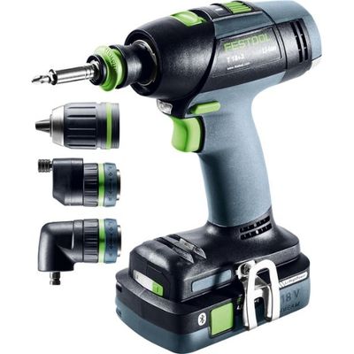 FESTOOL Akku-Bohrschrauber T 18+3 HPC 4,0 I-Set