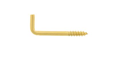 Schraubhaken gerade Ø2,6mm vermessingt 30 mm