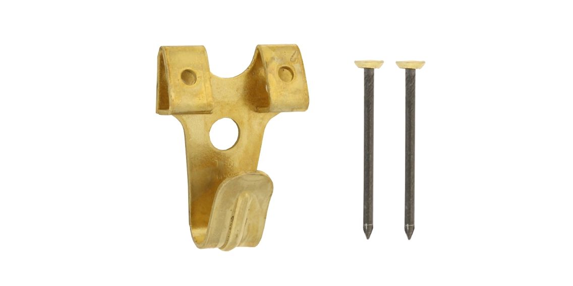 Wandhaken Stifte mit kal.Messingkopf Nr. 3