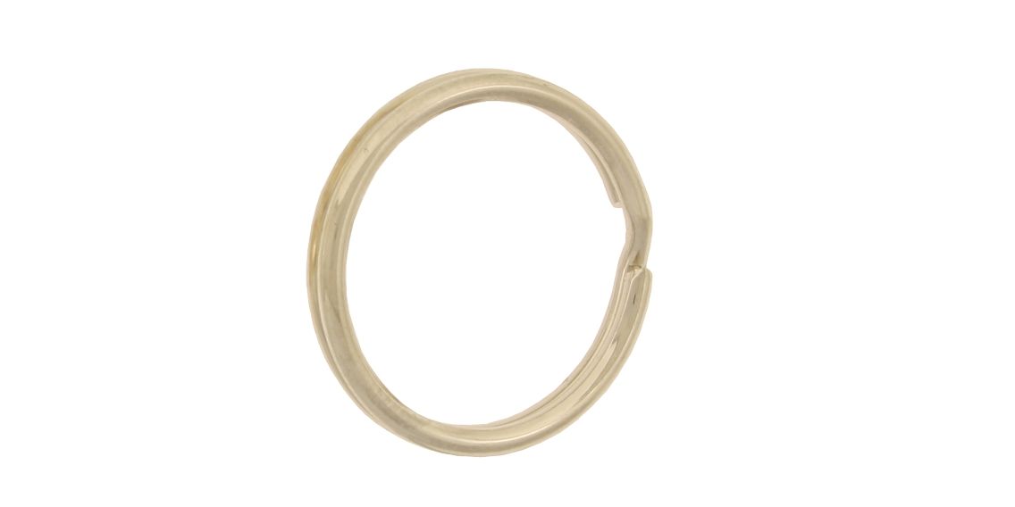 Schlüsselringe vernickelt 10 mm