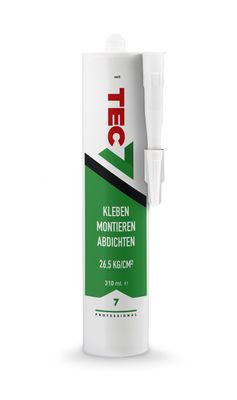 TEC7 Spezialklebstoff weiß 310ml