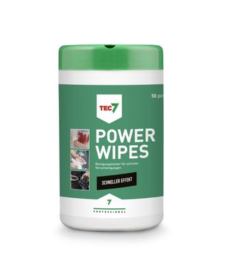 TEC7 POWERWIPES Reinigungstücher, 1 Dose 70 Tücher