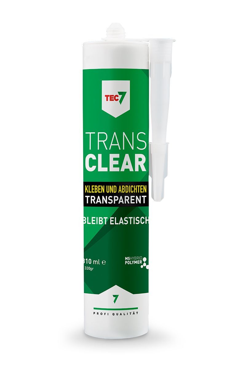 TEC7 TRANS CLEAR Spezialklebstoff farblos, 310 m