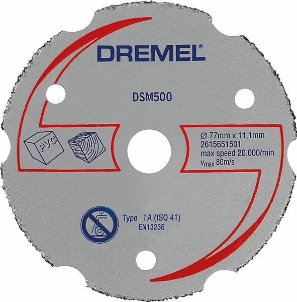DREMEL® DSM20 Mehrzweck-Karbidtrennscheibe, DSM500
