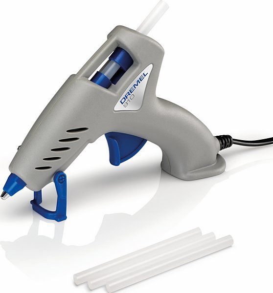 DREMEL® Heißklebepistole 940-3 Kompaktwerkzeug (195 °C) mit 3 Zubehöre