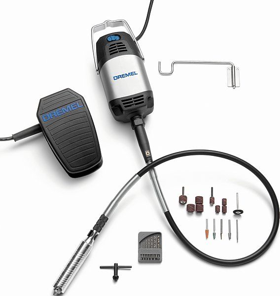 DREMEL® Fortiflex 9100-21 Stark belastbare biegsame Welle (300 W), 21 Zubehöre