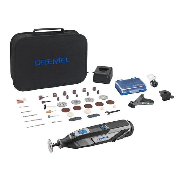 DREMEL® 8240, Kabelloses Multifunktionswerkzeug, 1 x 12-V-2Ah-Akku, 45 Zubehören