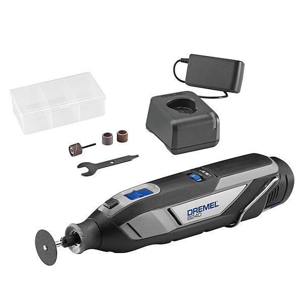 DREMEL® 8240, Kabelloses Multifunktionswerkzeug, 1x 12-V-2Ah-Akku, 5 Zubehöre
