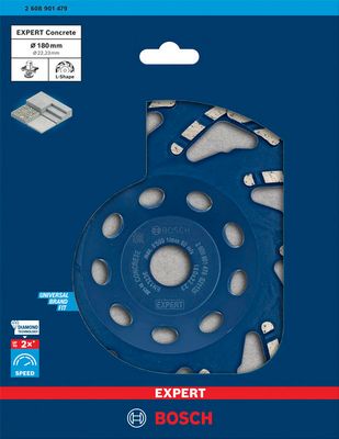 BOSCH EXPERT Concrete Diamanttopfscheibe, 180 x 22,23 x 4,5 mm
