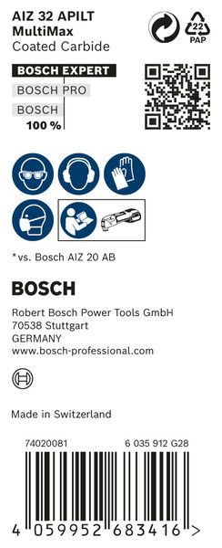 BOSCH EXPERT MultiMax AIZ 32 APILT Blatt für Multifunktionswerkzeuge, 10‑tlg.