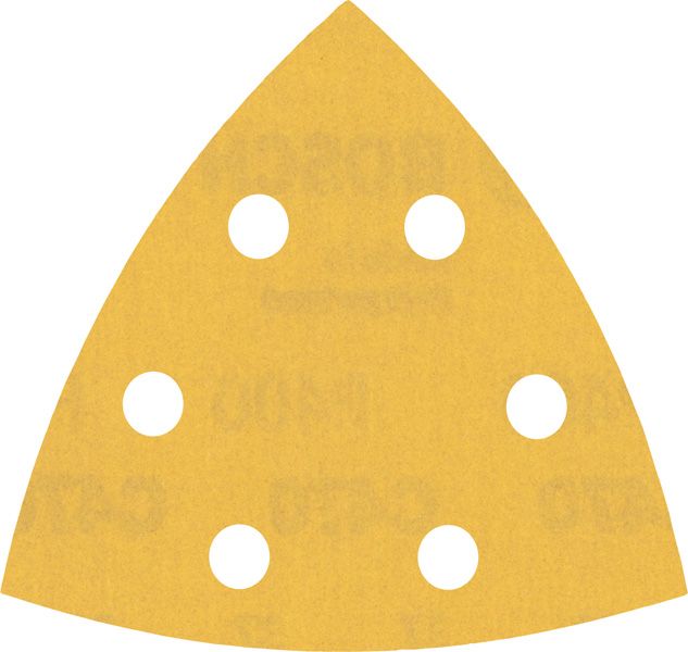 BOSCH EXPERT C470 Schleifpapier für Deltaschleifer, 93 mm, K 400, 5 Stück