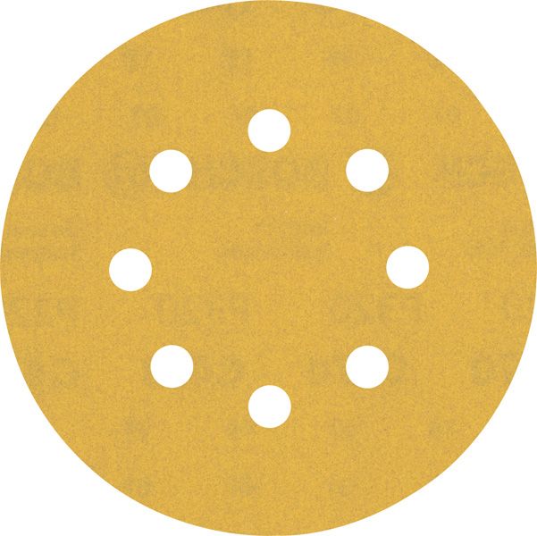 BOSCH EXPERT C470 Schleifpapier mit 8 Löchern für Exzenterschleifer, 125 mm, K 320, 50-teilig