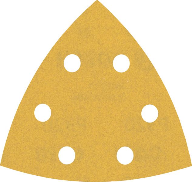 BOSCH Expert C470 Schleifpapier für Deltaschleifer, 93 mm, 6 Löcher, K 320