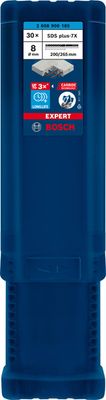 BOSCH EXPERT SDS plus-7X Hammerbohrer, 8 x 200 x 265 mm, 30-tlg