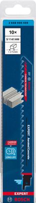 BOSCH EXPERT Aerated Concrete’ S 1141 HM Säbelsägeblatt, 10 Stück
