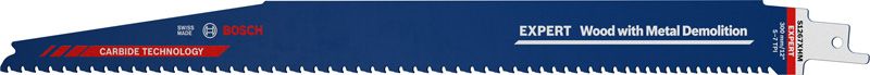 BOSCH EXPERT Wood with Metal Demolition S1267XHM Säbelsägeblatt, 10 Stück