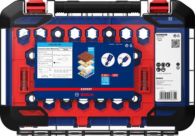 BOSCH EXPERT Construction Material Lochsäge-Set, 15-tlg.