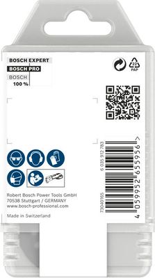 BOSCH PRO AYZ 53 BPB Dual-Tec Blatt für Multifunktionswerkzeuge, 53 x 40 mm, 10-teilig