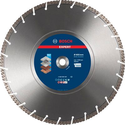 BOSCH EXPERT MultiMaterial Trennscheiben, 400 x 20/25,40 x 3,3 x 12 mm