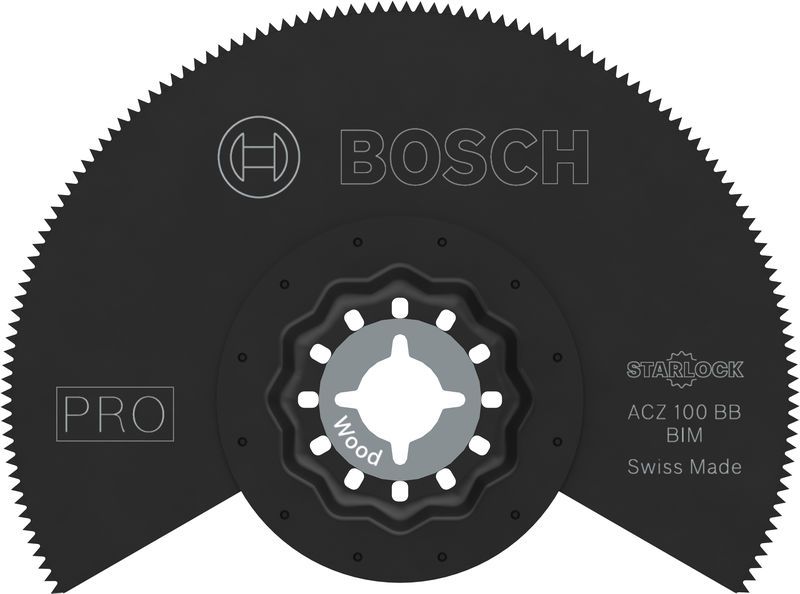 BOSCH PRO ACZ 100 BB Blatt für Multifunktionswerkzeuge, 100 mm, 10-teilig