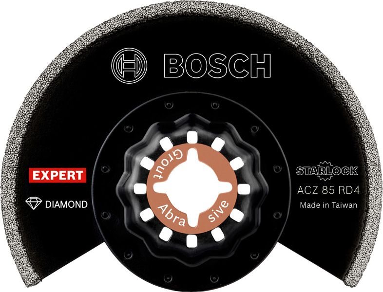 BOSCH EXPERT Grout Segment Blade ACZ 85 RD4 Blatt für Multifunktionswerkzeuge, 85 mm