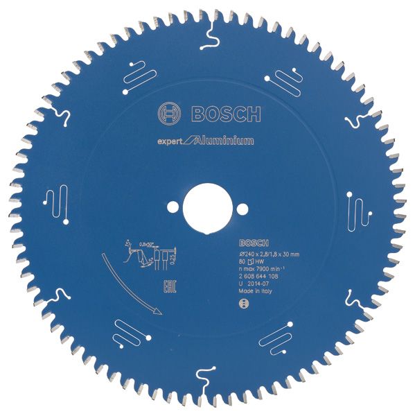 BOSCH Kreissägeblatt Expert for Aluminium, 240 x 30 x 2,8 mm, 80