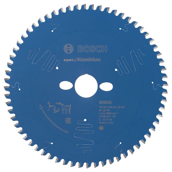BOSCH Kreissägeblatt Expert for Aluminium, 216 x 30 x 2,6 mm, 64