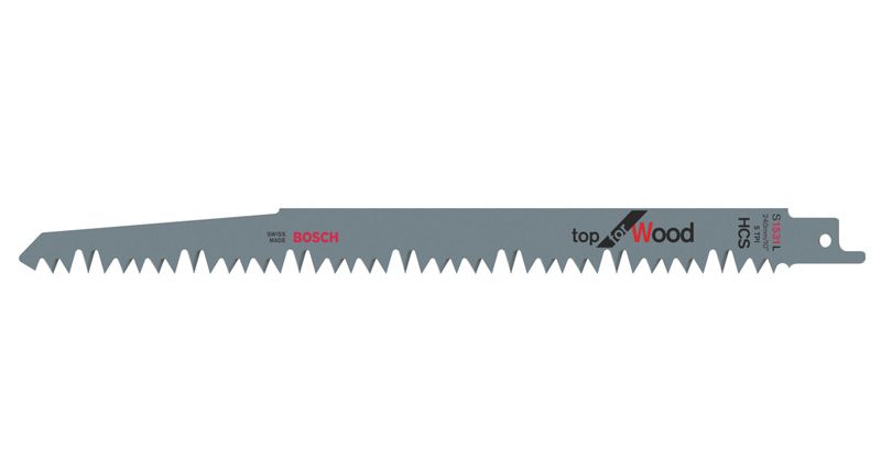 BOSCH Säbelsägeblatt S 1531 L, Top for Wood, 2er-Pack