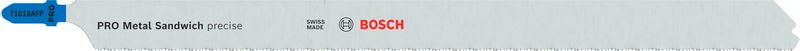 BOSCH PRO Metal Sandwich T1018AFP Stichsägeblatt, 250 mm, 5-tlg.