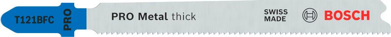 BOSCH PRO Metal thick T121BFC Stichsägeblatt, 92 mm, 100-tlg.